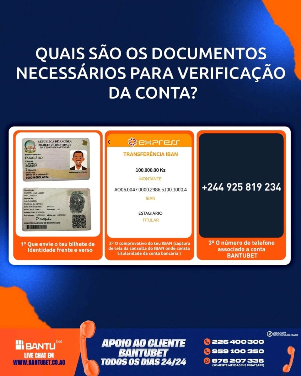 Verificar conta na Bantu bet