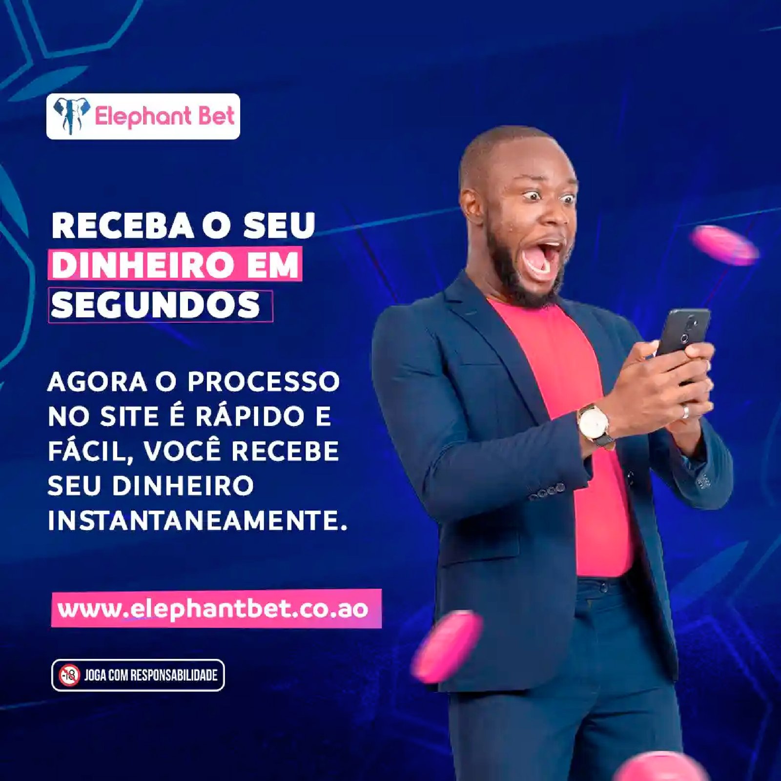 Como levantar dinheiro na hora na Elephantbet Angofoot (Guia 2026)
