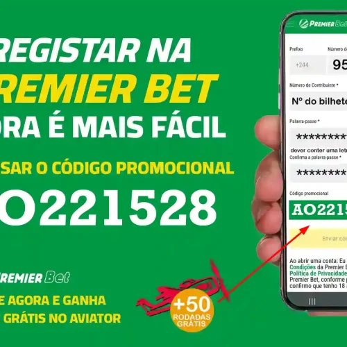 Como Criar uma Conta na Premier Bet Usando o Código Promocional AO221528 e Garantir 200% em Bônus + 50 Rodadas Grátis